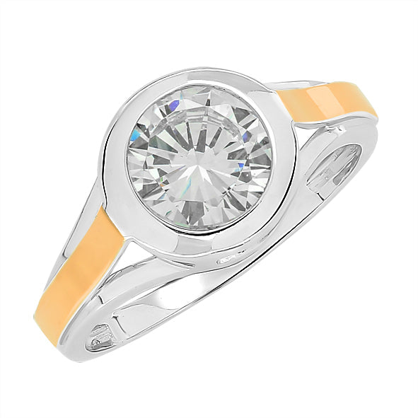 Damenring Silber mit Stein