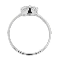 Damenring Silber mit Stein