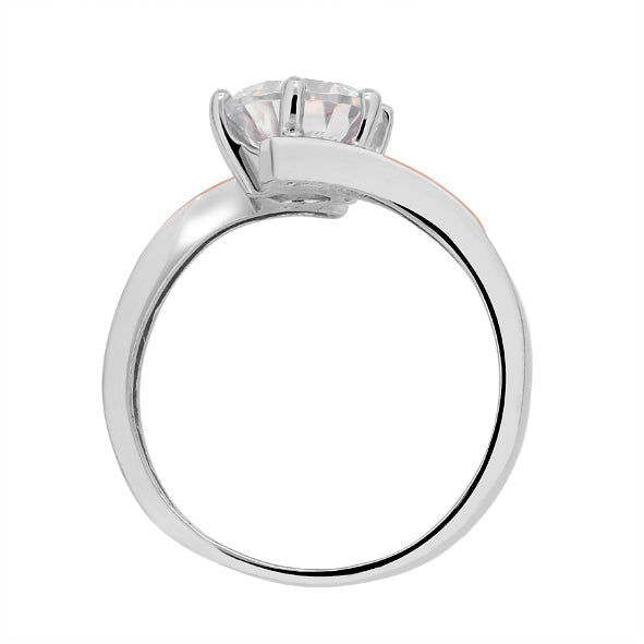 Damenring Silber mit Stein