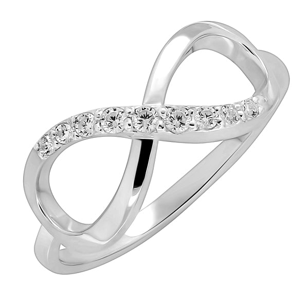 Infinity-Ring mit Zirkonia