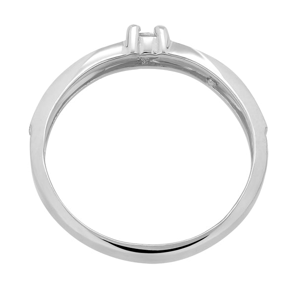 Damenring Silber mit Stein