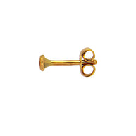 Ohrstecker Damen Ohrring in Gelbgold 333 mit Brillant