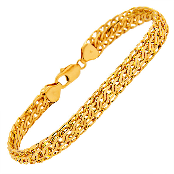 Armband, Österreichische Panzerkette / Massiv / Handarbeit