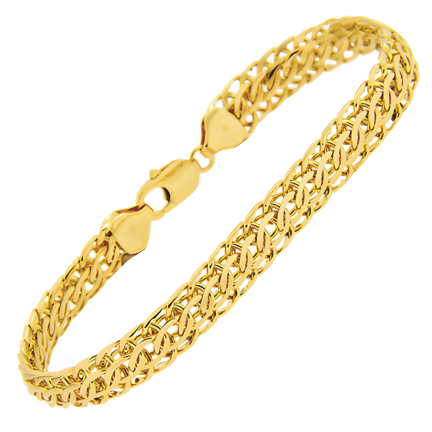 Armband, Österreichische Panzerkette / Massiv / Handarbeit