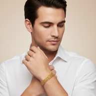 Armband Garibaldikette aus Gold / Massiv / Handarbeit