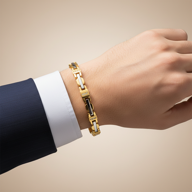 Goldenes Herrenarmband nach Maß anfertigen lassen