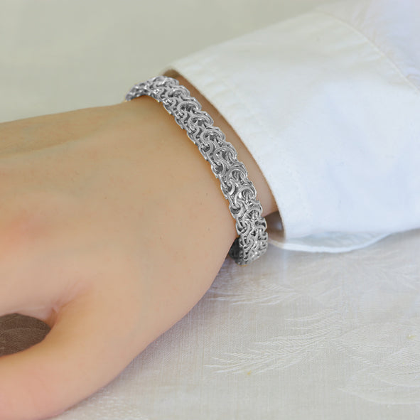 Armband Ramses Silber 925 Handarbeit Massiv