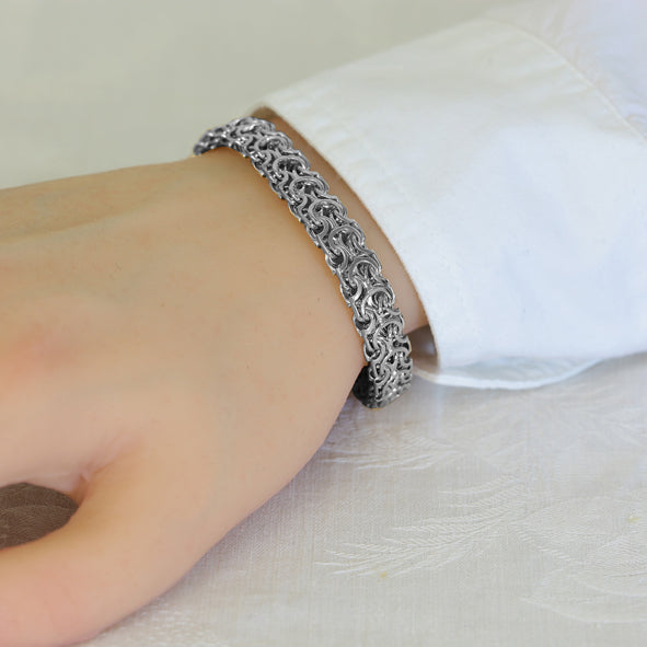 Armband Ramses Silber 925 Handarbeit Massiv