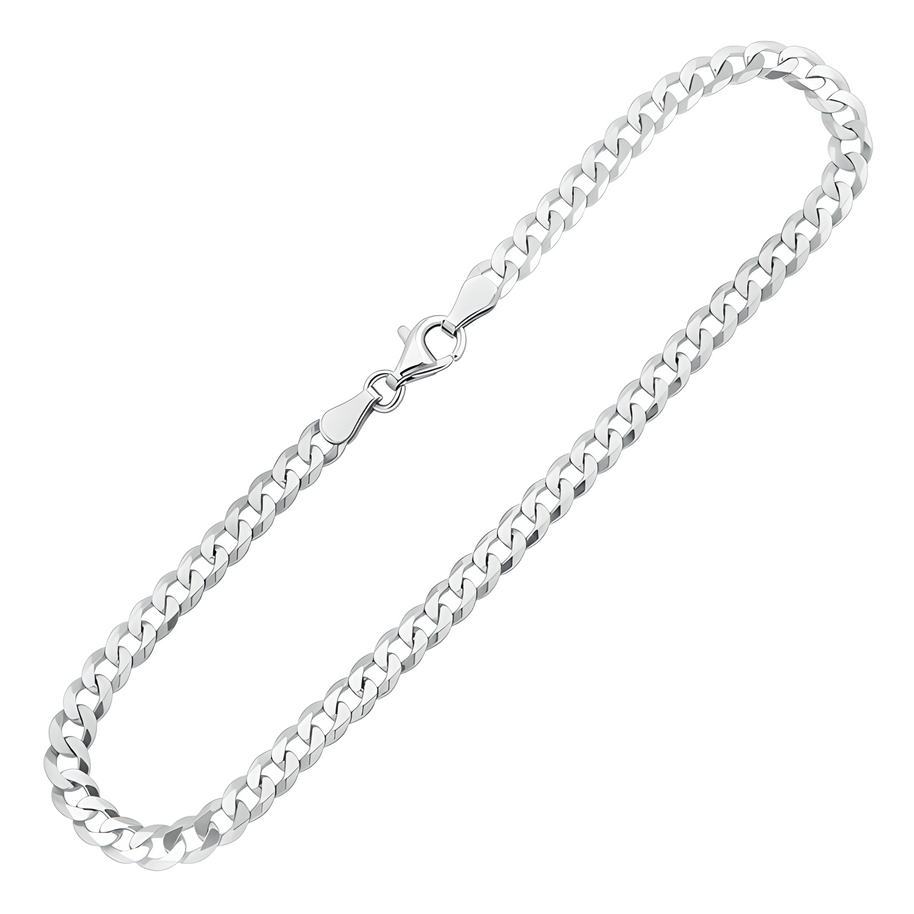Silver 925 Curb Chain Bracelet