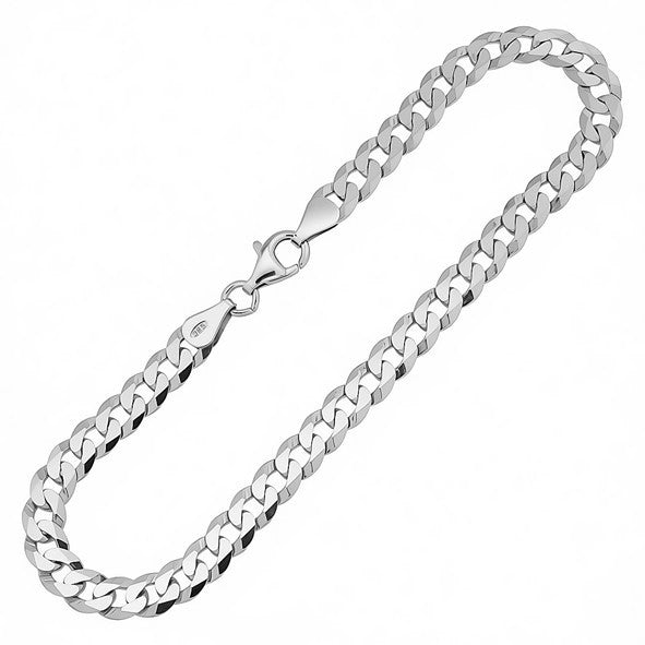 Panzerkette Armband aus Silber 925