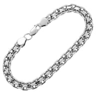 Armband Doppel Anker Silber 925 Handarbeit Massiv