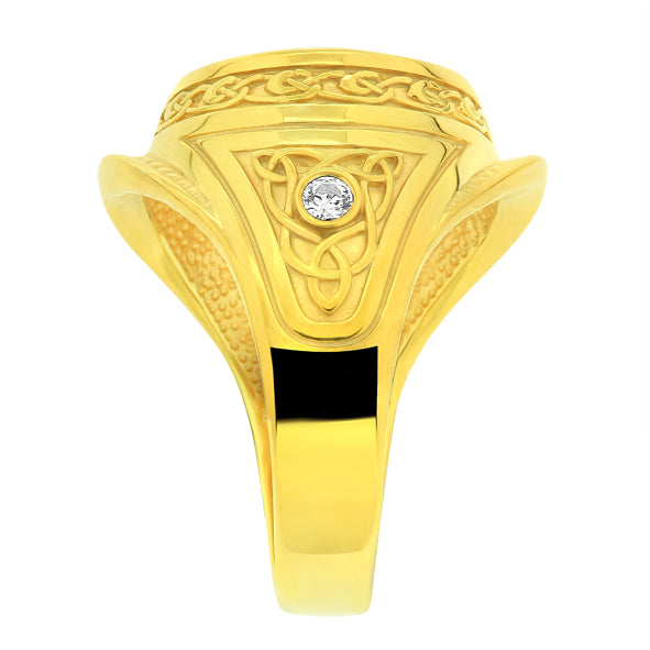Signet gold ring 
