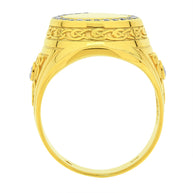 Signet gold ring 