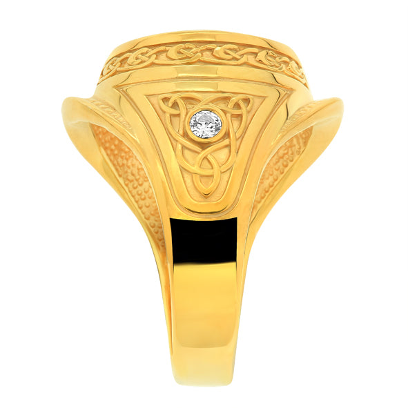 Signet gold ring 
