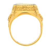 Signet gold ring 