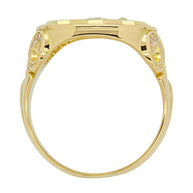 Herrenring aus Gold -russischer Adler-