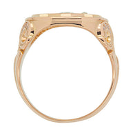 Herrenring aus Gold -russischer Adler-