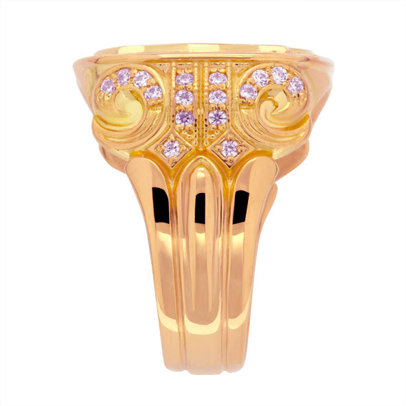 Gold Initial Ring 