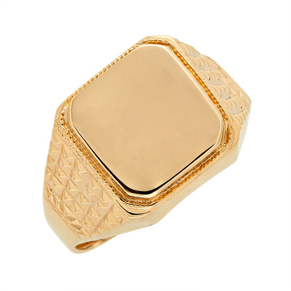 Herrenring aus Gold