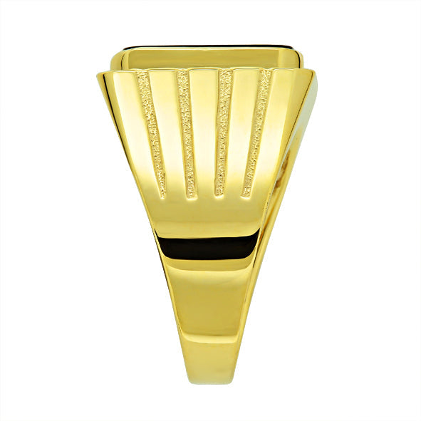 Herrenring Siegelring mit Onyx aus Gold