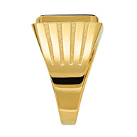 Herrenring Siegelring mit Onyx aus Gold