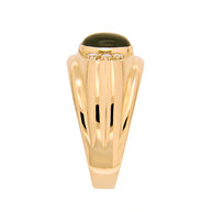Herrenring aus Gold mit Onyx
