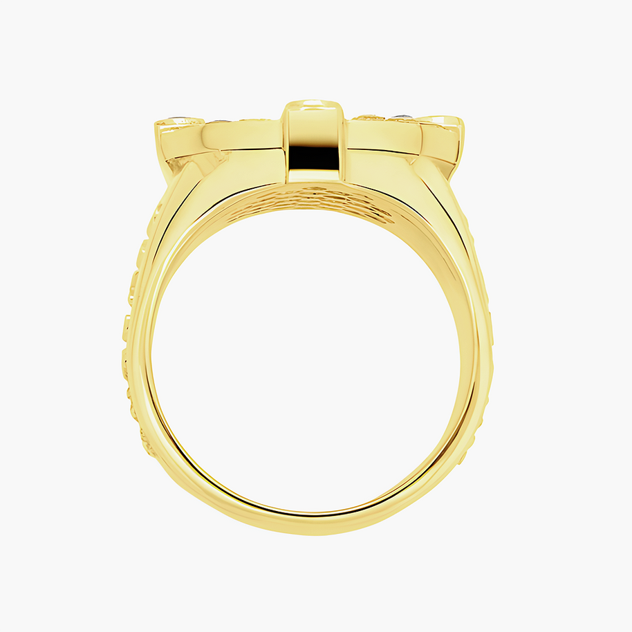 Herren Goldring / Siegelring – individuelle Anfertigung Schutzring aus Gold