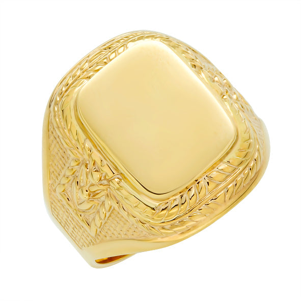 Herrenring Siegelring aus Gold