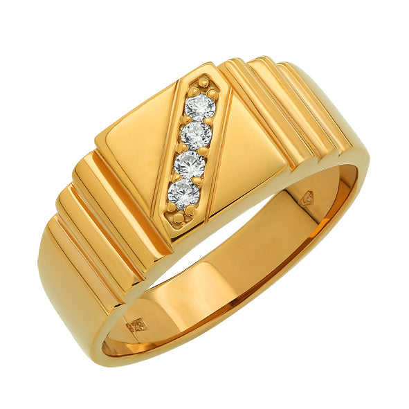 Herren Goldring / Siegelring – individuelle Anfertigung