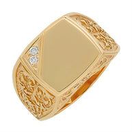 Herrenring Siegelring aus Gold