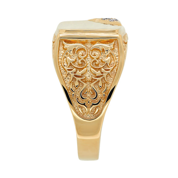 Herrenring Siegelring aus Gold
