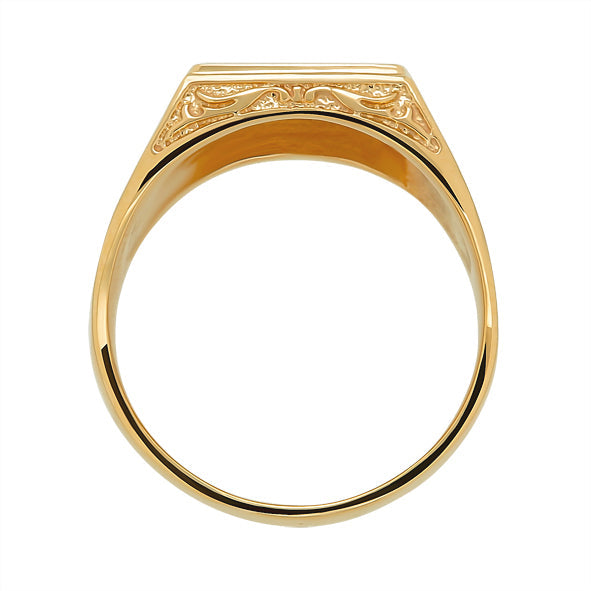 Herrenring Siegelring aus Gold