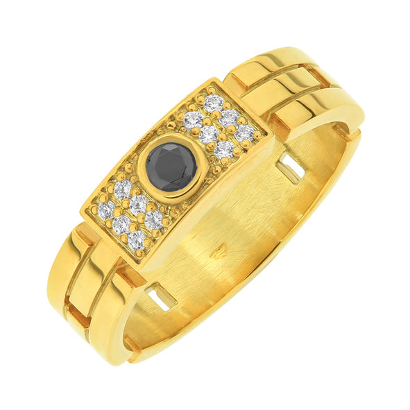 Men's gold ring