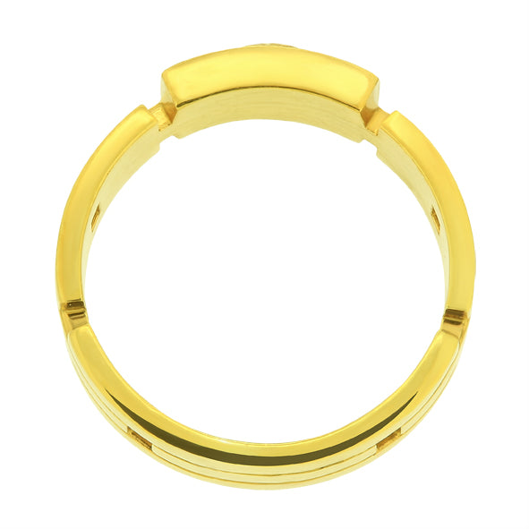 Men's gold ring