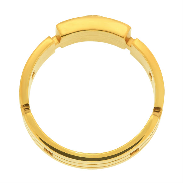Men's gold ring