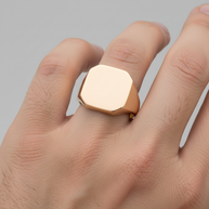 Herrenring Siegelring  aus Gold