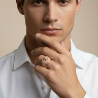 Men's Gold Ring / Signet Ring – Custom-Made