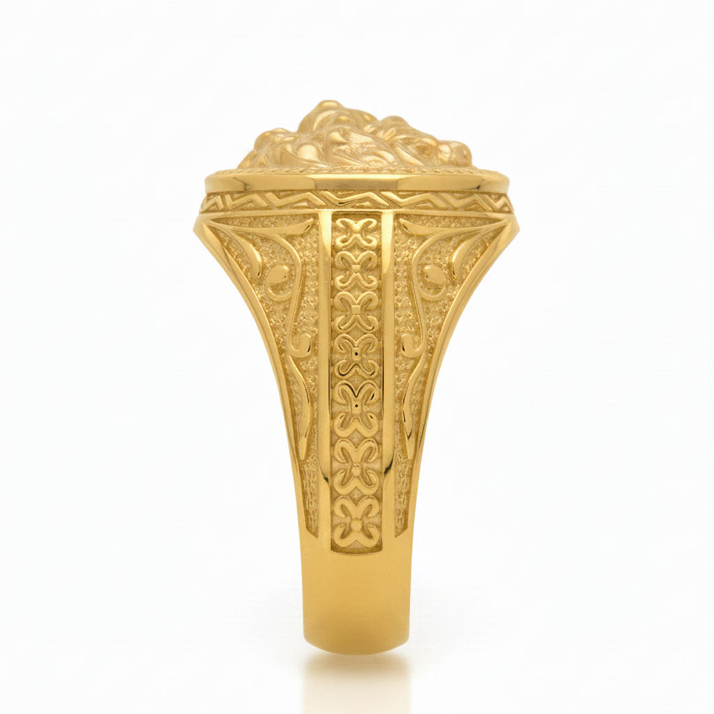 Herren Goldring / Siegelring – individuelle Anfertigung