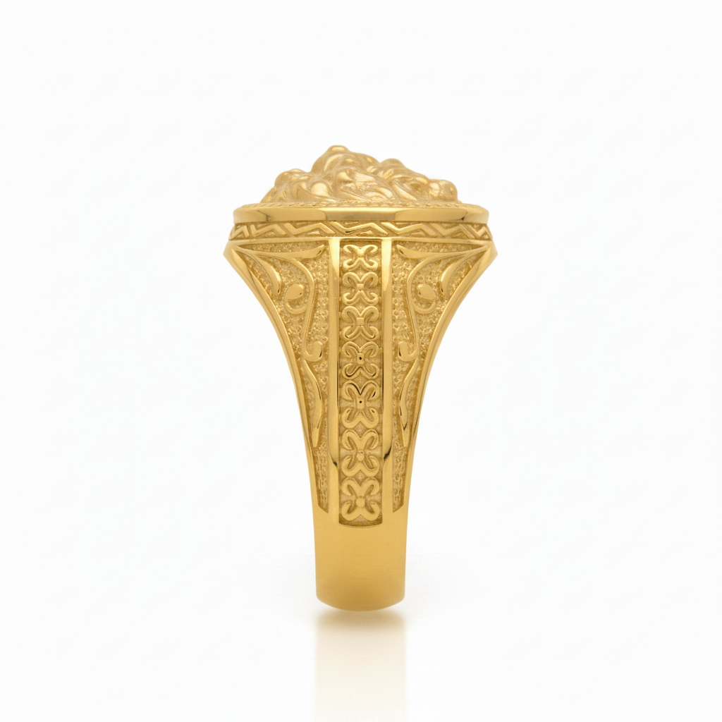 Men's Gold Ring / Signet Ring – Custom-Made