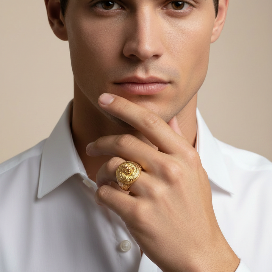 Men's Gold Ring / Signet Ring – Custom-Made