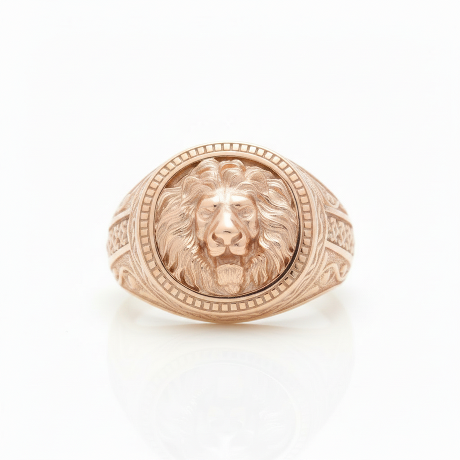 Men's Gold Ring / Signet Ring – Custom-Made