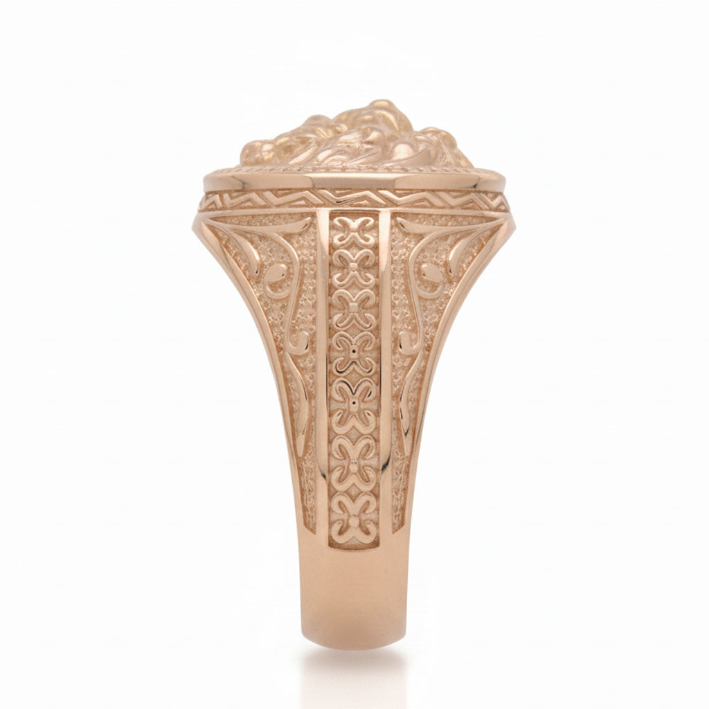 Herren Goldring / Siegelring – individuelle Anfertigung