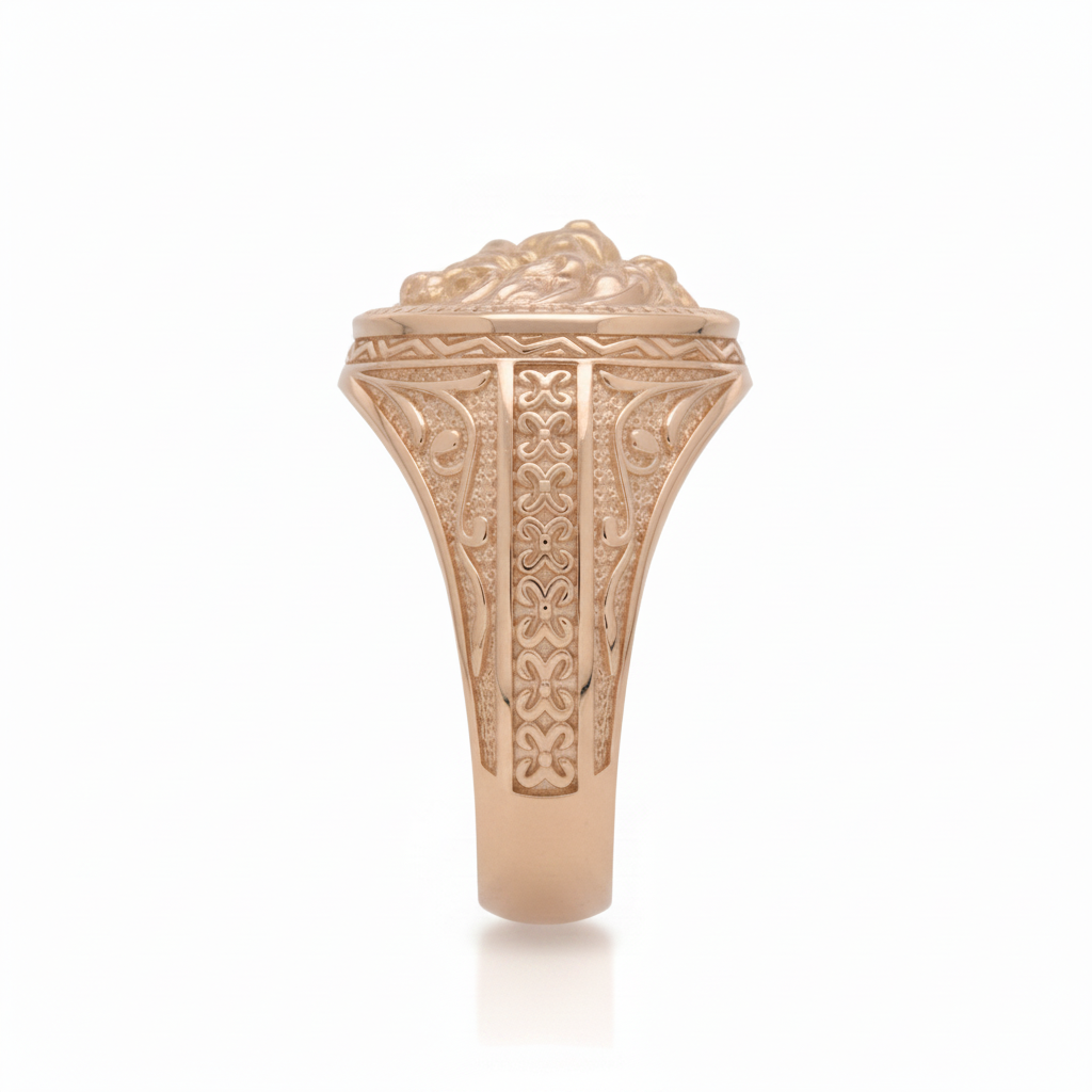 Men's Gold Ring / Signet Ring – Custom-Made