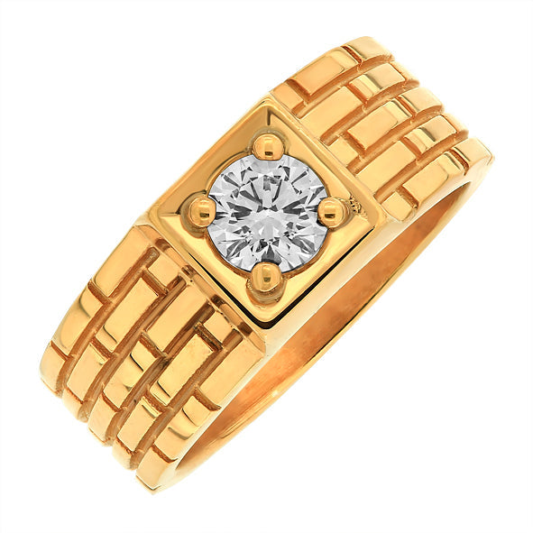 Herrenring aus Gold