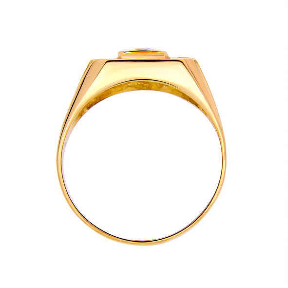 Herrenring Siegelring aus Gold