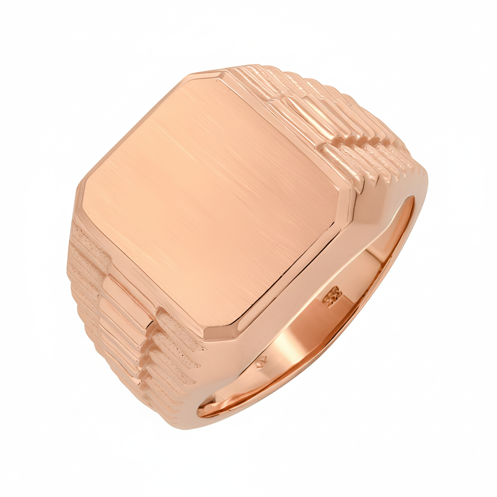 Men's Gold Ring / Signet Ring – Custom-Made