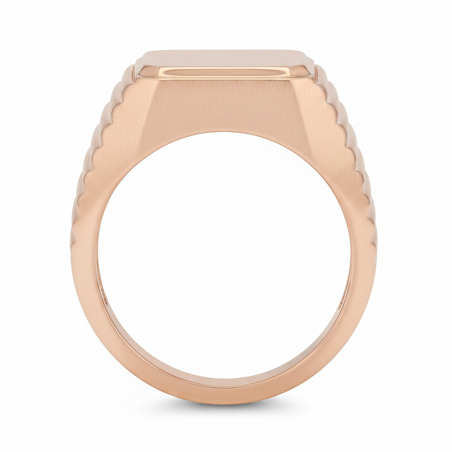 Men's Gold Ring / Signet Ring – Custom-Made