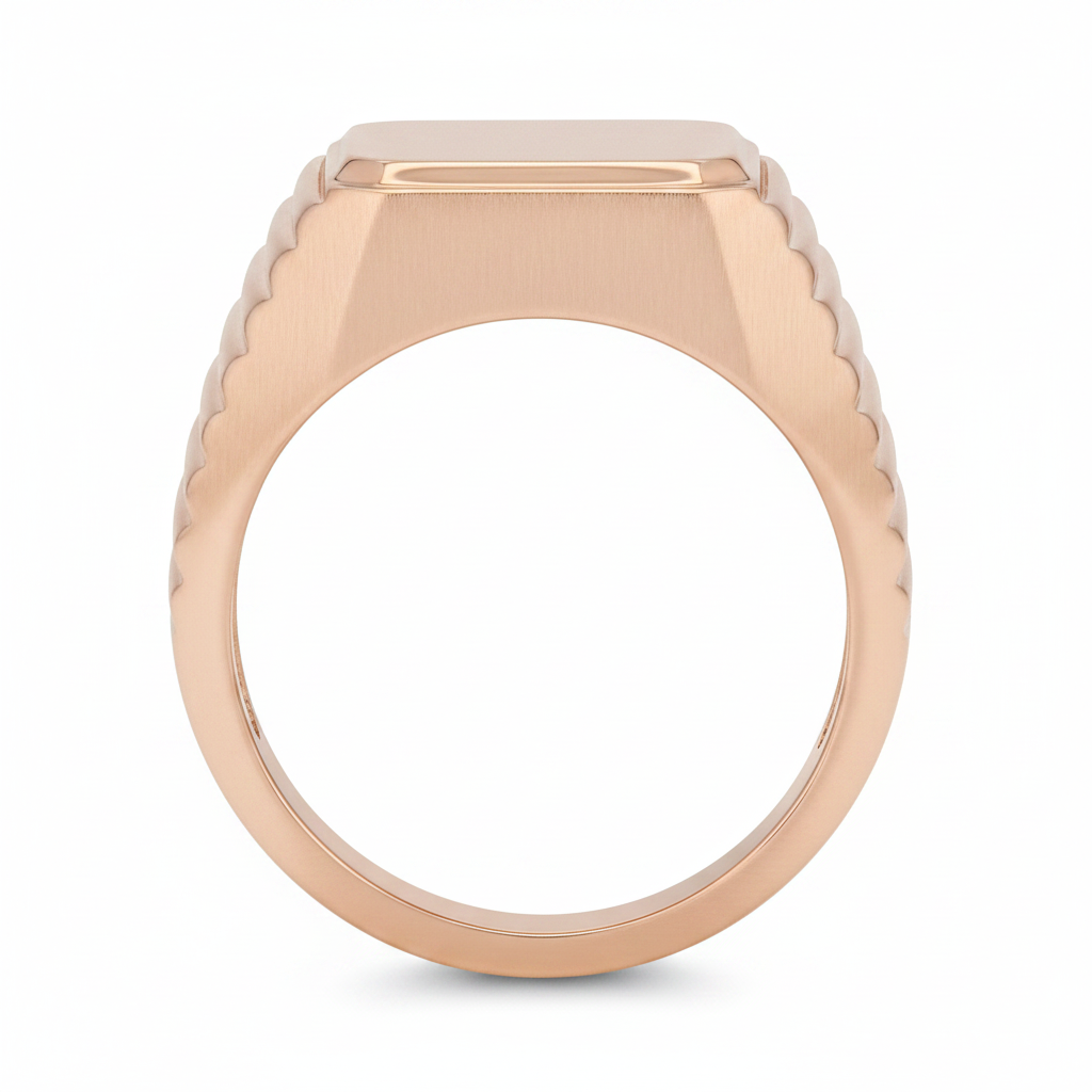 Men's Gold Ring / Signet Ring – Custom-Made