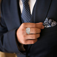 Herrenring  aus 925er Silber