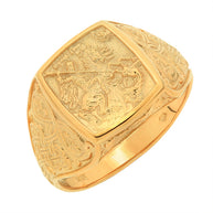 Men’s Gold Ring “George the Victorious”